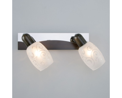 Сделать заказ Спот Eurosvet 60301/2 хром/венге| VIVID-LIGHT.RU