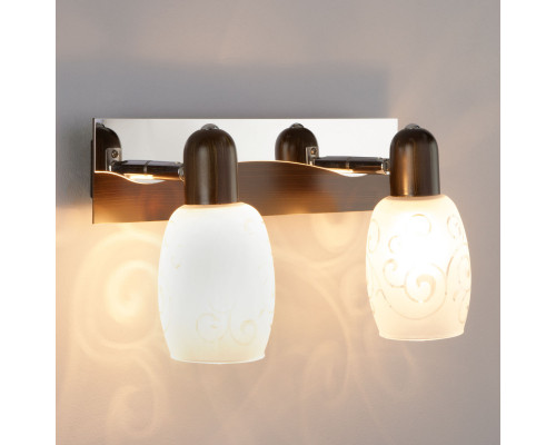 Сделать заказ Спот Eurosvet 60301/2 хром/венге| VIVID-LIGHT.RU