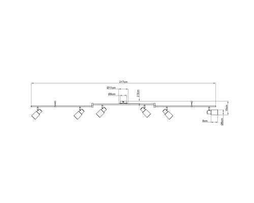 Заказать Спот ARTE Lamp A4510PL-6SS| VIVID-LIGHT.RU