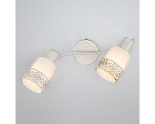 Оформить заказ Спот Eurosvet 20025/2 белый с золотом| VIVID-LIGHT.RU