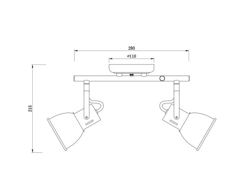 Заказать Спот ARTE Lamp A1677PL-2GY| VIVID-LIGHT.RU