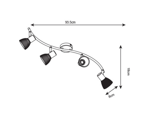 Оформить заказ Спот ARTE Lamp A5062PL-4AB| VIVID-LIGHT.RU