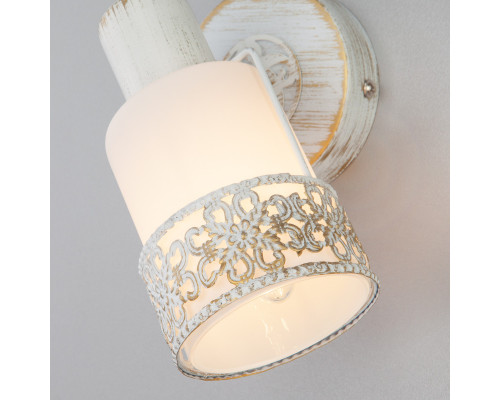 Сделать заказ Спот Eurosvet 20025/1 белый с золотом| VIVID-LIGHT.RU