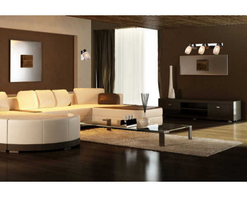 Купить Спот Eurosvet 60301/1 хром/венге| VIVID-LIGHT.RU