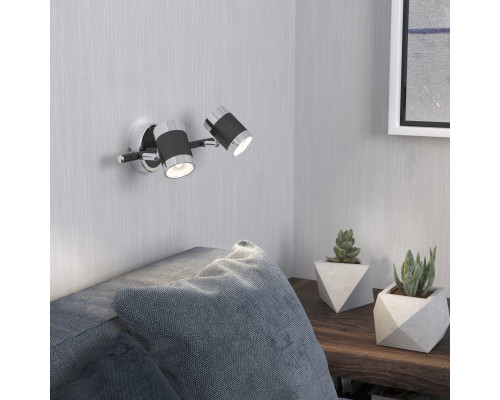 Купить Спот Eurosvet 20058/2 черный| VIVID-LIGHT.RU