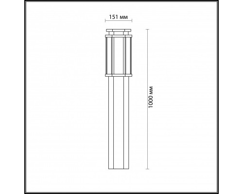 Оформить заказ Садовый светильник Odeon Light 4048/1F| VIVID-LIGHT.RU