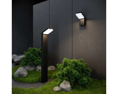 Оформить заказ Садовый светильник Elektrostandard 1542 TECHNO LED Чёрный| VIVID-LIGHT.RU