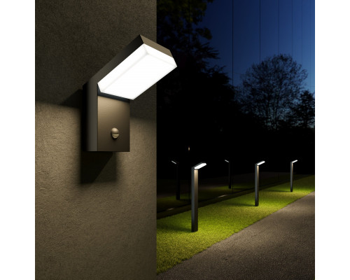 Оформить заказ Садовый светильник Elektrostandard 1542 TECHNO LED Чёрный| VIVID-LIGHT.RU