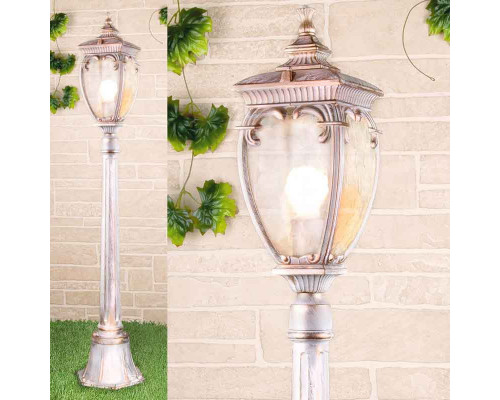 Оформить заказ Садовый светильник Elektrostandard Andromeda F (GLYF-8024F) белое золото| VIVID-LIGHT.RU