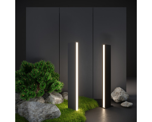 Сделать заказ Садовый светильник Elektrostandard 1538 TECHNO LED серый| VIVID-LIGHT.RU