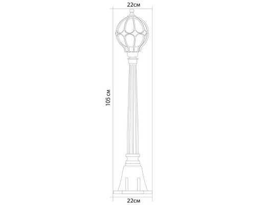 Заказать Садовый светильник Feron 11375| VIVID-LIGHT.RU