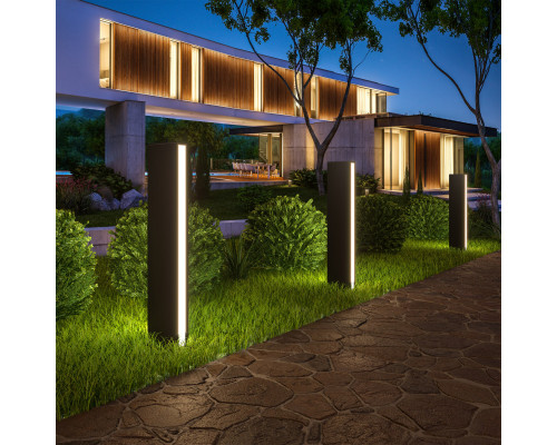 Сделать заказ Садовый светильник Elektrostandard 1538 TECHNO LED чёрный| VIVID-LIGHT.RU