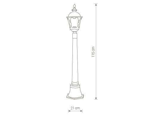 Купить Садовый светильник Nowodvorski 4685| VIVID-LIGHT.RU