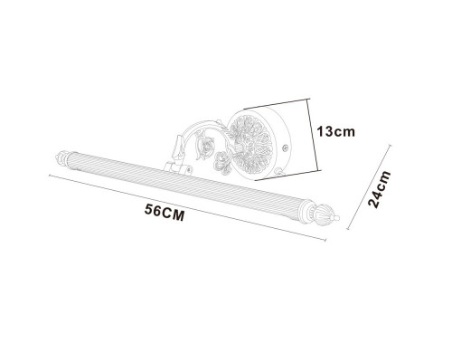 Сделать заказ Светильник для картин ARTE Lamp A6708AP-1AB| VIVID-LIGHT.RU