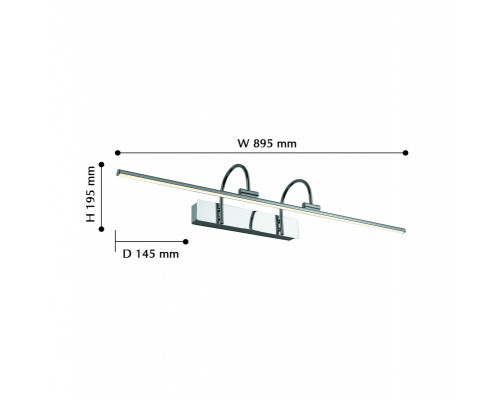 Оформить заказ Светильник для картин Favourite 2431-3W| VIVID-LIGHT.RU