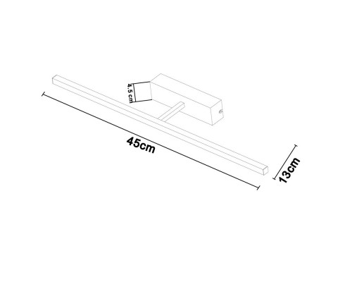 Купить Светильник для картин ARTE Lamp A5308AP-1WH| VIVID-LIGHT.RU