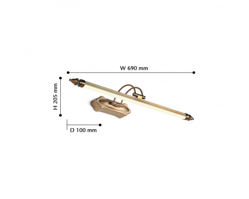 Оформить заказ Светильник для картин Favourite 2438-2W| VIVID-LIGHT.RU
