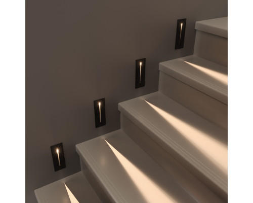 Заказать Светильник для ступеней Elektrostandard 40108/LED Чёрный| VIVID-LIGHT.RU