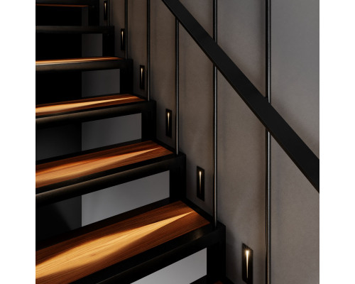 Заказать Светильник для ступеней Elektrostandard 40108/LED Чёрный| VIVID-LIGHT.RU