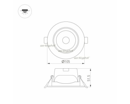 Заказать Светильник Downlight Arlight 032311| VIVID-LIGHT.RU
