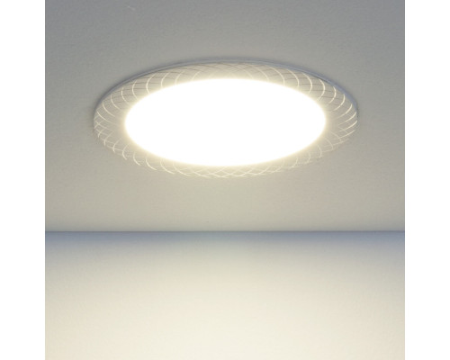 Купить Светильник Downlight Elektrostandard DLR005 12W 4200K WH белый| VIVID-LIGHT.RU