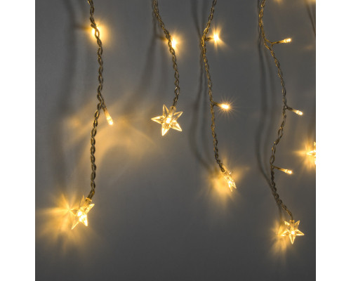 Сделать заказ Светодиодная бахрома Eurosvet 100-002 теплый белый 1,8*0,5м IP20| VIVID-LIGHT.RU