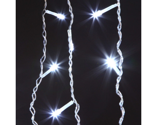 Купить Светодиодная бахрома Eurosvet 100-001 белый 1,8*0,5м IP20| VIVID-LIGHT.RU