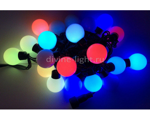 Купить Светодиодная гирлянда Rich LED RL-T5-20C-40B-B/RGB| VIVID-LIGHT.RU