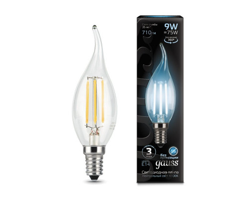 Заказать Светодиодная лампа Gauss 104801209| VIVID-LIGHT.RU