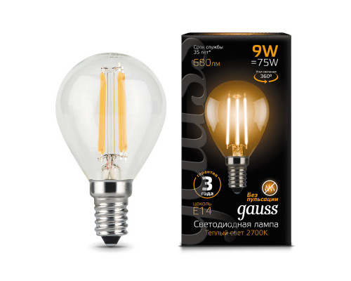 Сделать заказ Светодиодная лампа Gauss 105801109| VIVID-LIGHT.RU