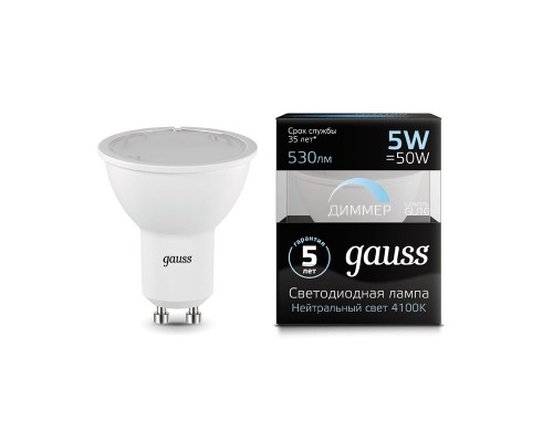 Сделать заказ Светодиодная лампа Gauss 101506205-D| VIVID-LIGHT.RU