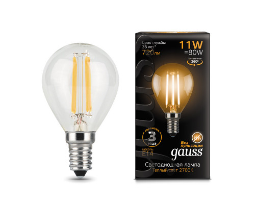 Сделать заказ Светодиодная лампа Gauss 105801111| VIVID-LIGHT.RU