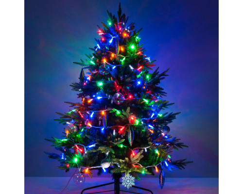 Оформить заказ Светодиодная нить Eurosvet 400-102 мульти с эффектом мерцания 20м IP65| VIVID-LIGHT.RU