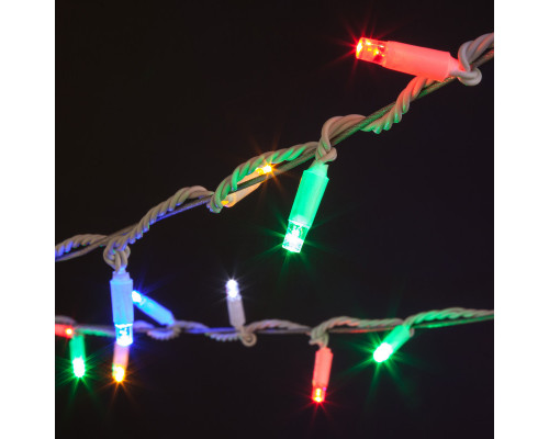 Оформить заказ Светодиодная нить Eurosvet 400-102 мульти с эффектом мерцания 20м IP65| VIVID-LIGHT.RU