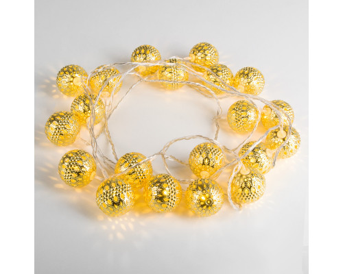 Сделать заказ Светодиодная нить Eurosvet 400-003 золото/теплый белый с эффектом мерцания 2,8м IP20| VIVID-LIGHT.RU