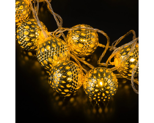 Сделать заказ Светодиодная нить Eurosvet 400-003 золото/теплый белый с эффектом мерцания 2,8м IP20| VIVID-LIGHT.RU