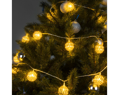 Сделать заказ Светодиодная нить Eurosvet 400-003 золото/теплый белый с эффектом мерцания 2,8м IP20| VIVID-LIGHT.RU