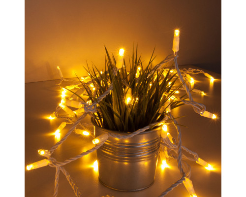 Заказать Светодиодная нить Eurosvet 400-102 теплый белый с эффектом мерцания 20м IP65| VIVID-LIGHT.RU