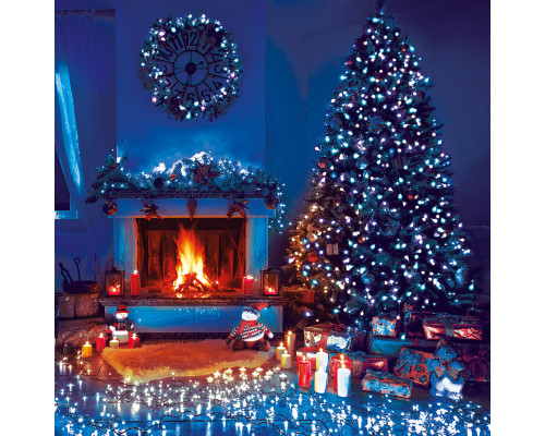 Оформить заказ Светодиодная нить Eurosvet 400-002 голубой 10м IP20| VIVID-LIGHT.RU