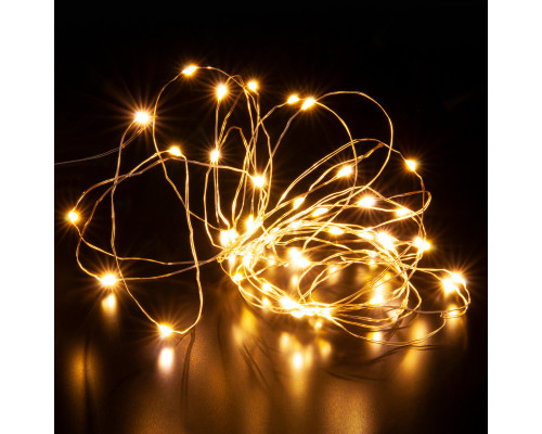 Оформить заказ Светодиодная нить Eurosvet 400-007 теплый белый 5м IP20| VIVID-LIGHT.RU