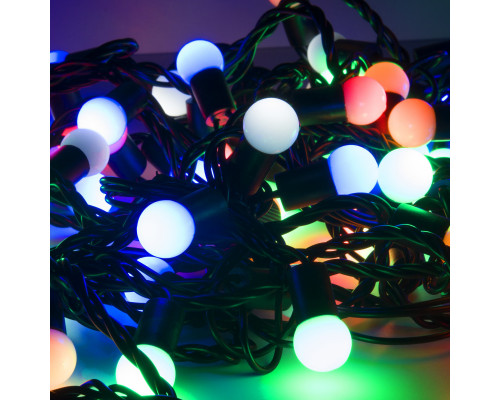 Заказать Светодиодная нить Eurosvet 400-104 мульти с эффектом мерцания 20м IP65| VIVID-LIGHT.RU