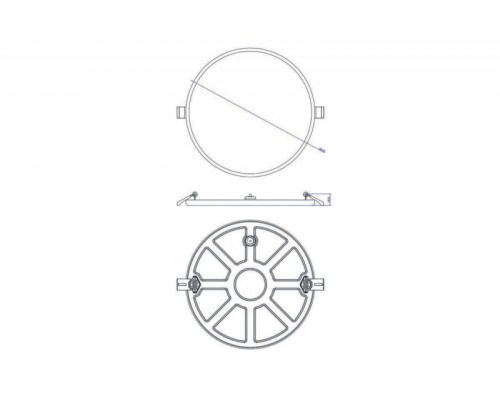 Купить Светодиодная панель Donolux DL20091R27N1W IP44| VIVID-LIGHT.RU