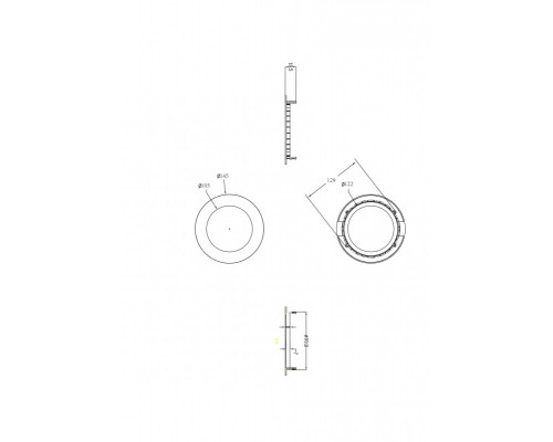 Купить Светодиодная панель Donolux DL18453/9W White R Dim| VIVID-LIGHT.RU