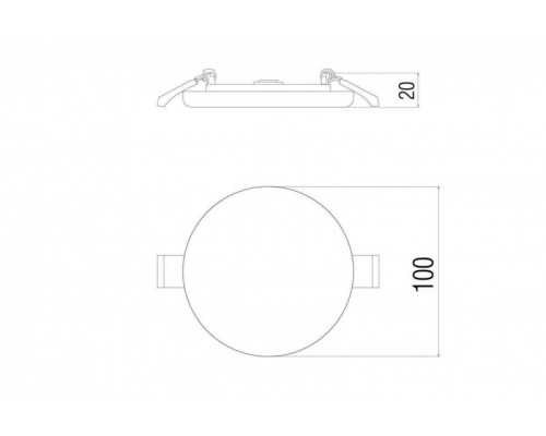 Оформить заказ Светодиодная панель Donolux DL20091/8W White R| VIVID-LIGHT.RU