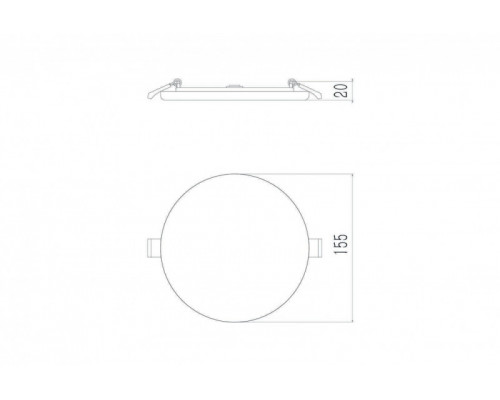 Сделать заказ Светодиодная панель Donolux DL20091/15W White R| VIVID-LIGHT.RU