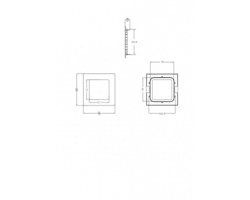 Оформить заказ Светодиодная панель Donolux DL18452/6W White SQ Dim| VIVID-LIGHT.RU