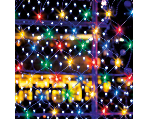 Купить Светодиодная сеть Eurosvet 300-001 мульти 1,5*1,5м IP20| VIVID-LIGHT.RU