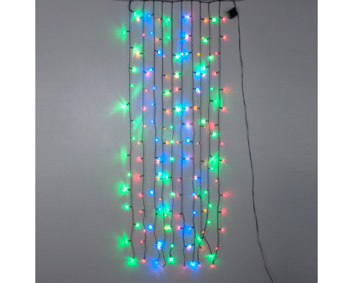 Заказать Светодиодный занавес Eurosvet 200-003 мульти 0,45*1,5м IP20| VIVID-LIGHT.RU