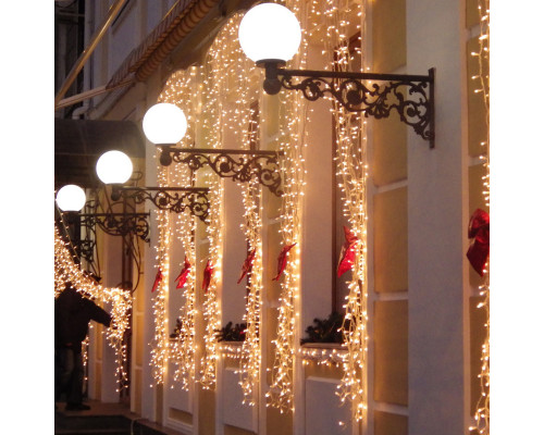 Заказать Светодиодный занавес Eurosvet 200-101 теплый белый с эффектом мерцания 2*3м IP65| VIVID-LIGHT.RU