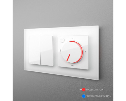 Заказать W1151101/ Электроустановочные изделия - Терморегулятор электромеханический для теплого пола (белый)| VIVID-LIGHT.RU